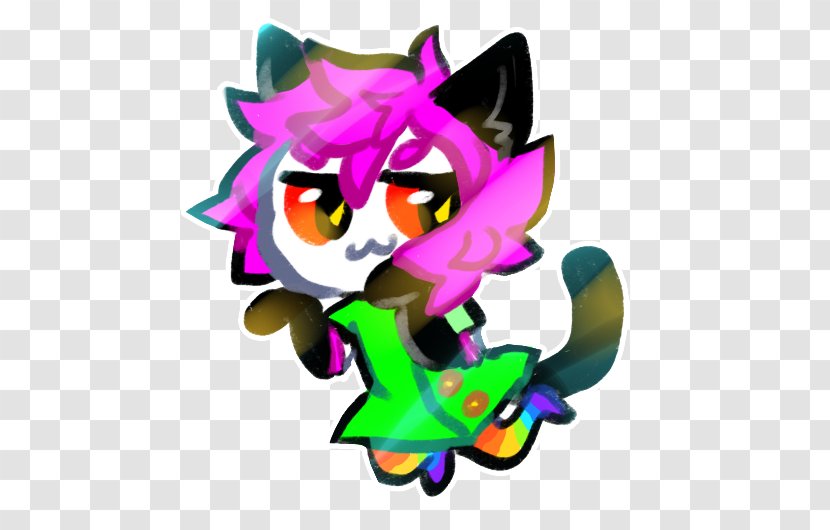 Vertebrate Pink M Legendary Creature Clip Art - Party Cat Transparent PNG