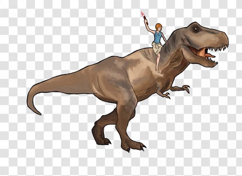 Tyrannosaurus Claire Jurassic Park Fan Art - Patreon - T-rex Transparent PNG