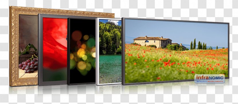 Infrared Heater Frame Line Berogailu - Display Advertising Transparent PNG