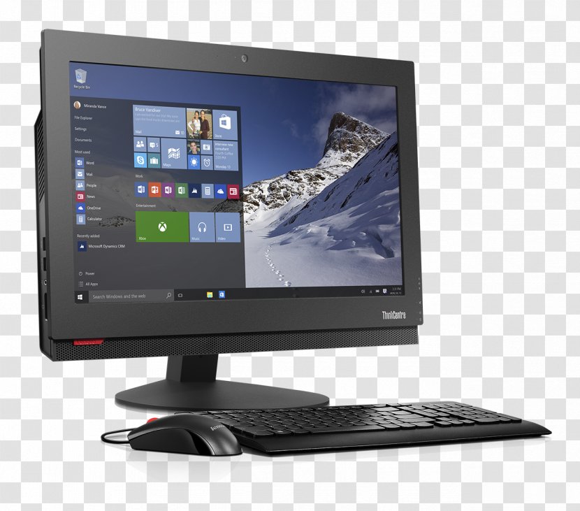 Laptop Lenovo ThinkCentre M700z 10EY Desktop Computers - Personal Computer Transparent PNG