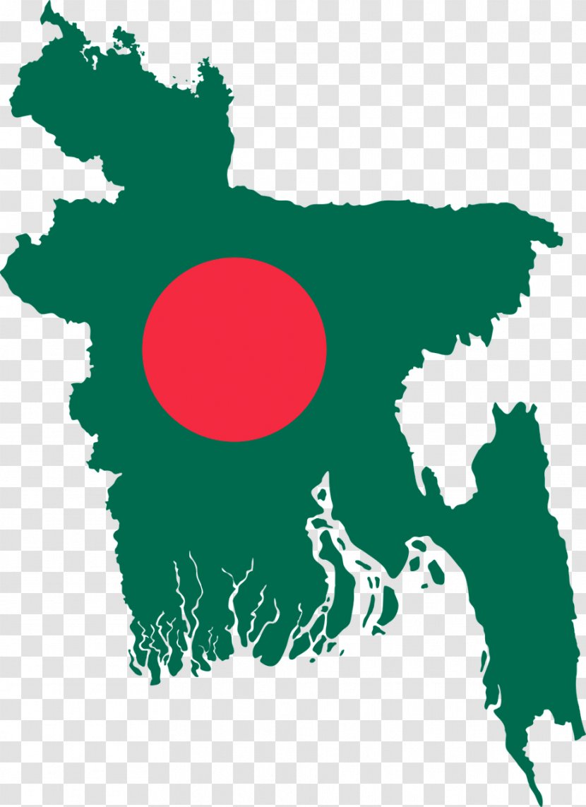 Flag Of Bangladesh Map National - Area Transparent PNG