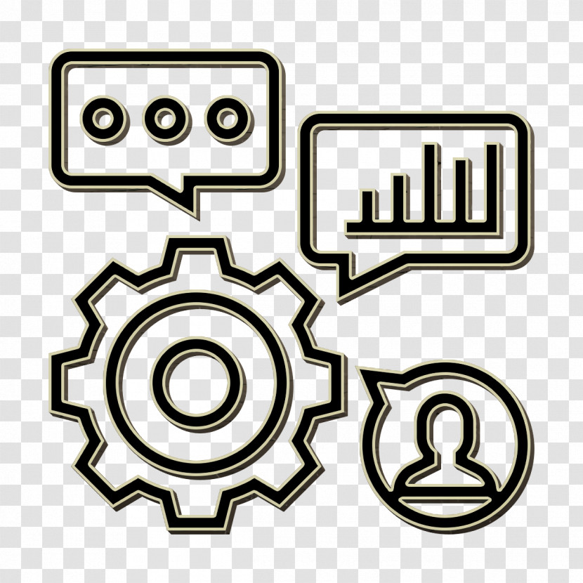 Gear Icon Business Analytics Icon Skills Icon Transparent PNG