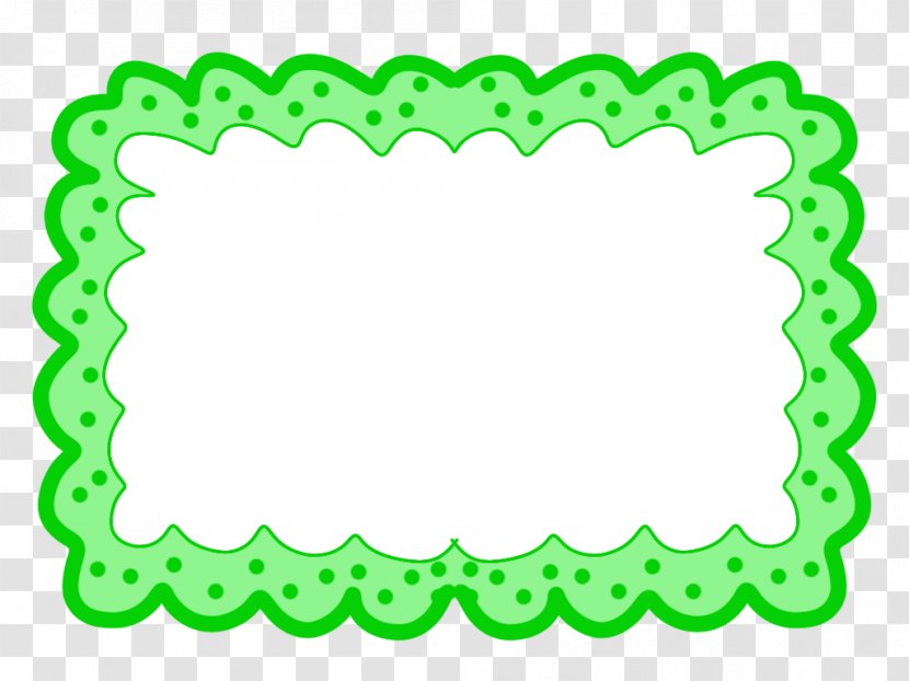 Green Leaf Line Clip Art - Border - Bubble Transparent PNG