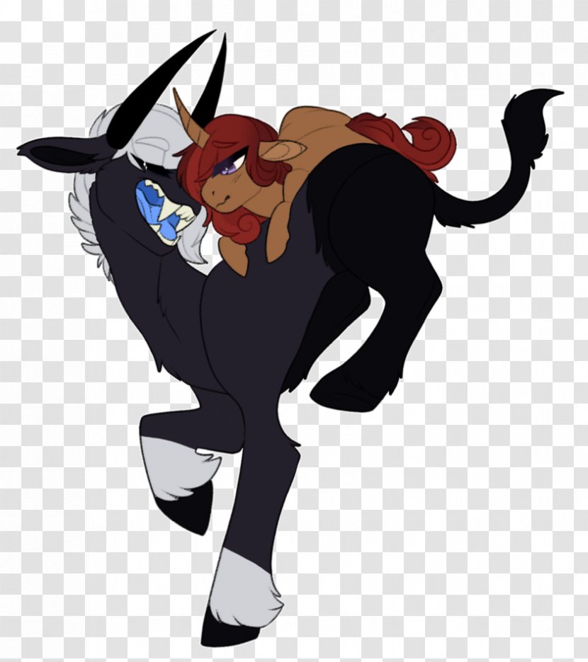 Horse Cattle Illustration Demon - Cartoon Transparent PNG