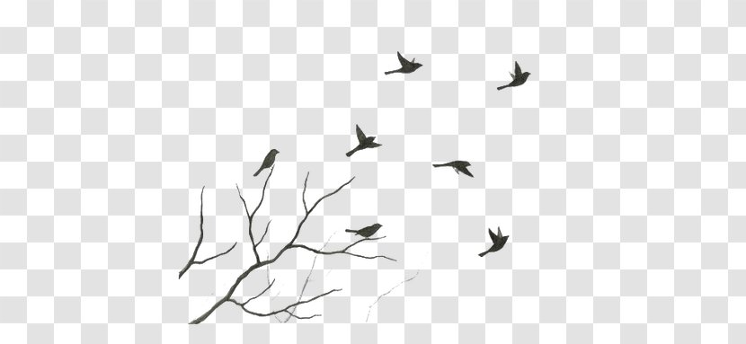 Bird Watercolor Painting Art Flight - Sky Transparent PNG