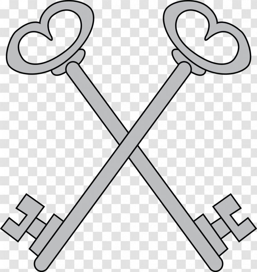 Keys Of Heaven Freemasonry Masonic Lodge Decal Treasurer - Emblem Transparent PNG