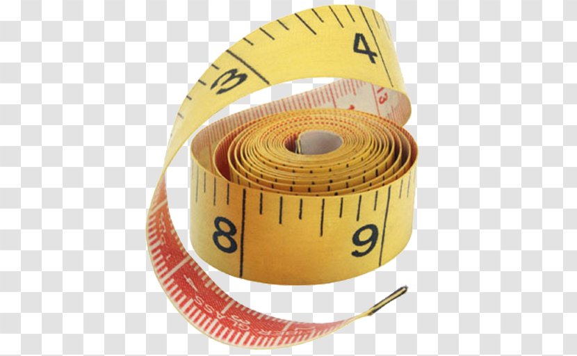 Textile Tape Measures Clothing Measurement Tool - Hardware - Inch Actual Size Transparent PNG