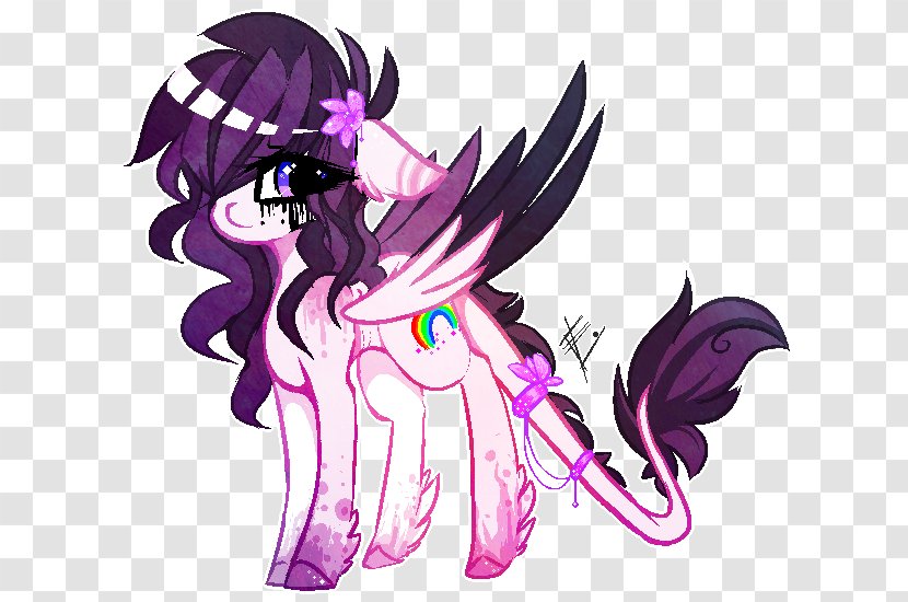 Pony Rainbow Horse Color Legendary Creature - Silhouette Transparent PNG