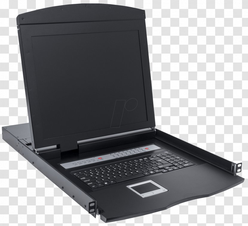 Laptop Computer Keyboard KVM Switches Chromebook 19-inch Rack - Rackmount Kvm Transparent PNG