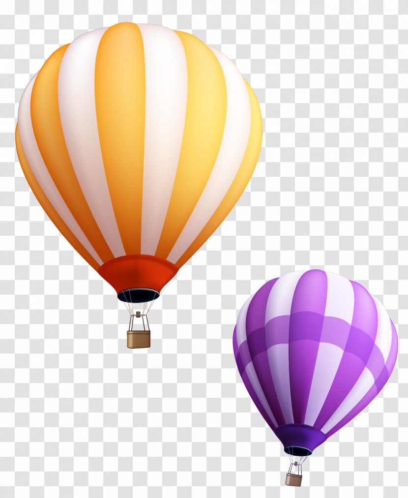 Hot Air Balloon Vector Material - Aviation - Ballooning Transparent PNG