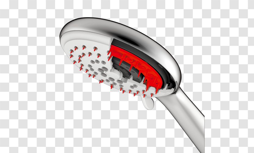 Shower Push-button Douche Nozzle - Water Spray Element Material Transparent PNG