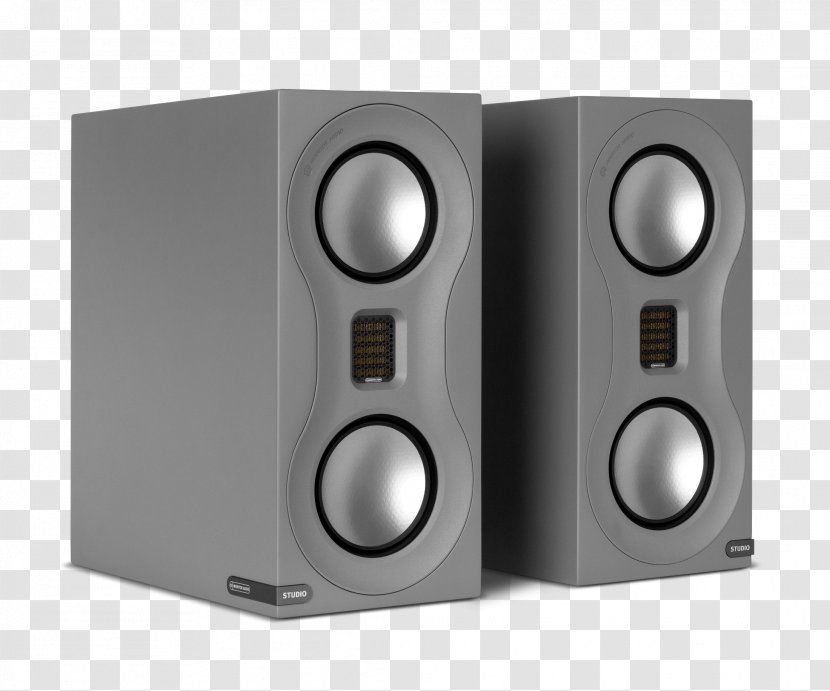 Loudspeaker Monitor Audio Studio Bookshelf Speaker - Recording Transparent PNG