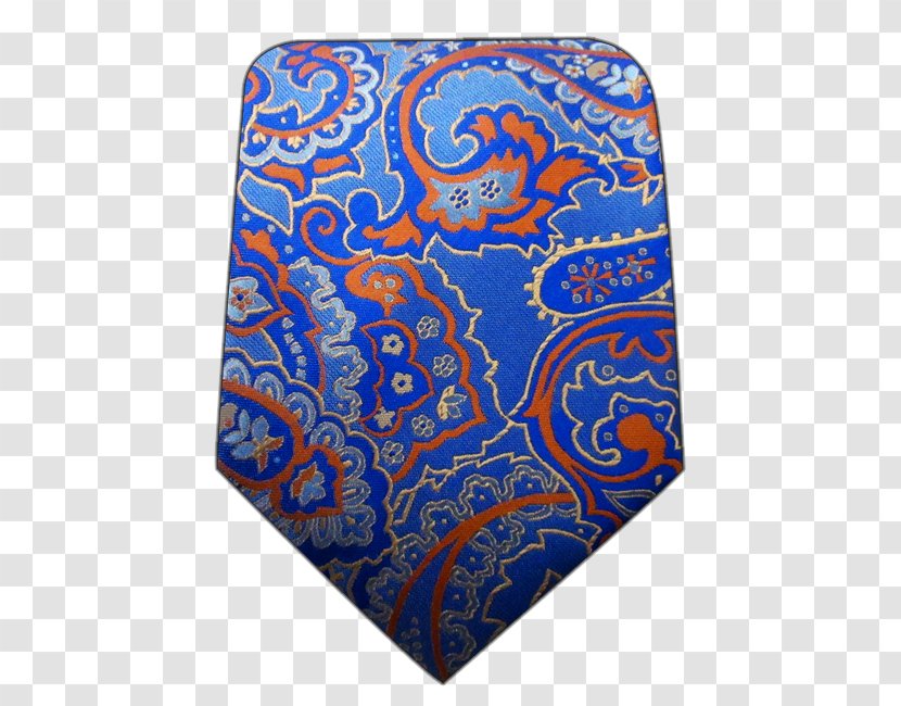 Paisley Cobalt Blue Handkerchief Opruiming Pocket - Motif - Necktie Transparent PNG