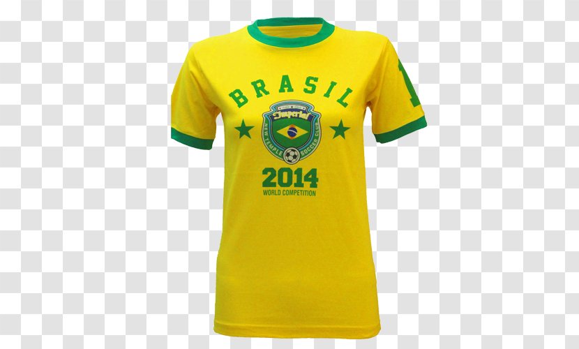 T-shirt 2014 FIFA World Cup Brazil Sleeve Crew Neck - Jersey Transparent PNG