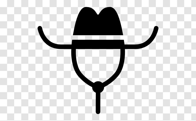 Clip Art - Hat - Black And White Transparent PNG