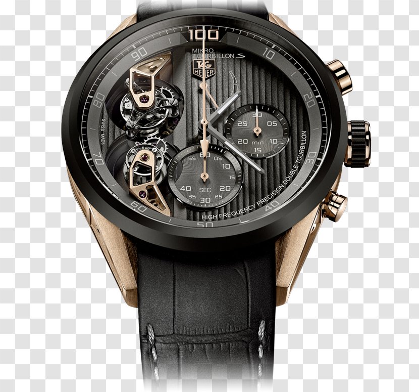 TAG Heuer Tourbillon Watch Chronograph Baselworld - Strap - Cara Delevingne Transparent PNG
