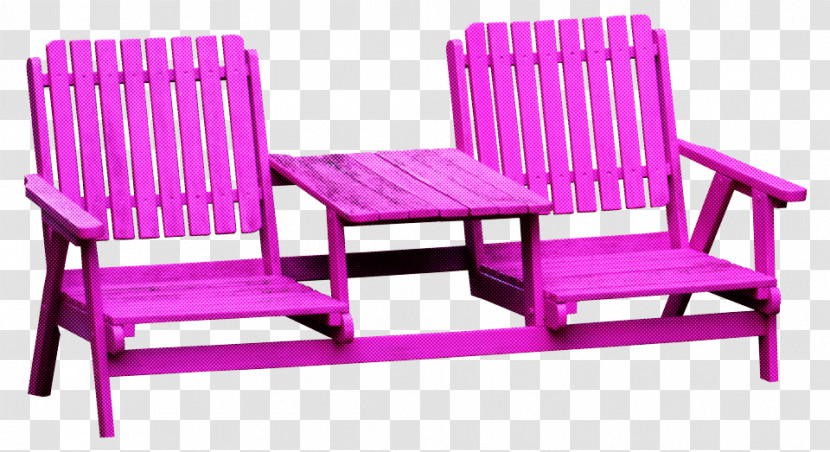 Furniture Pink Magenta Chair Violet Transparent PNG