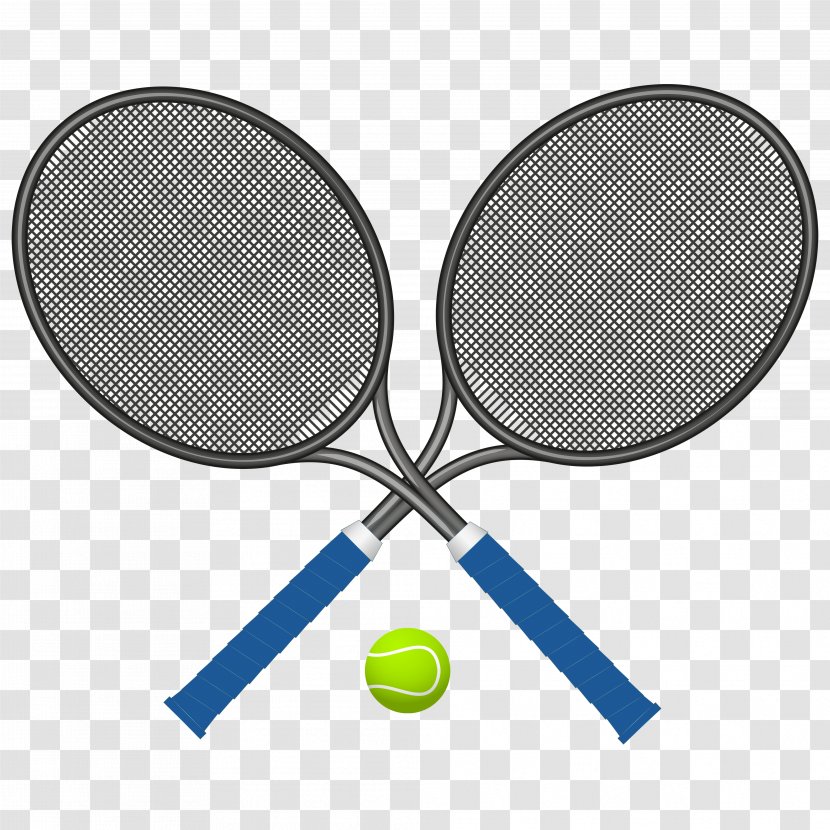 Tennis Racket Clip Art - Ball - Cross Transparent PNG