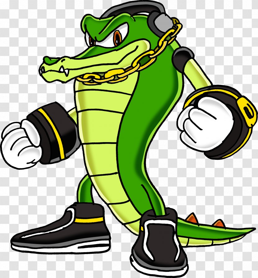 Sonic The Hedgehog Heroes Tails Vector Crocodile - Alligator - Cartoon Transparent PNG