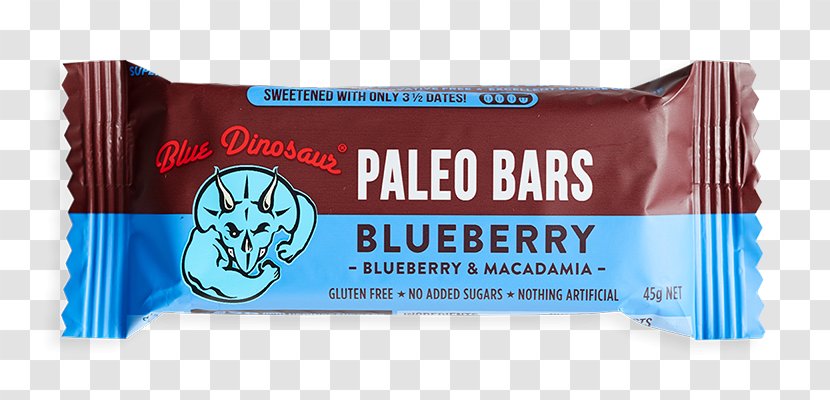 Dietary Supplement Protein Bar Raw Foodism Paleolithic Diet - Brand - Blue Dinosaur Transparent PNG
