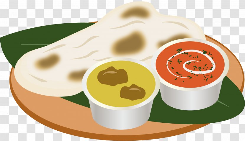Chicken Curry Naan Indian Cuisine Butter - India Food Transparent PNG