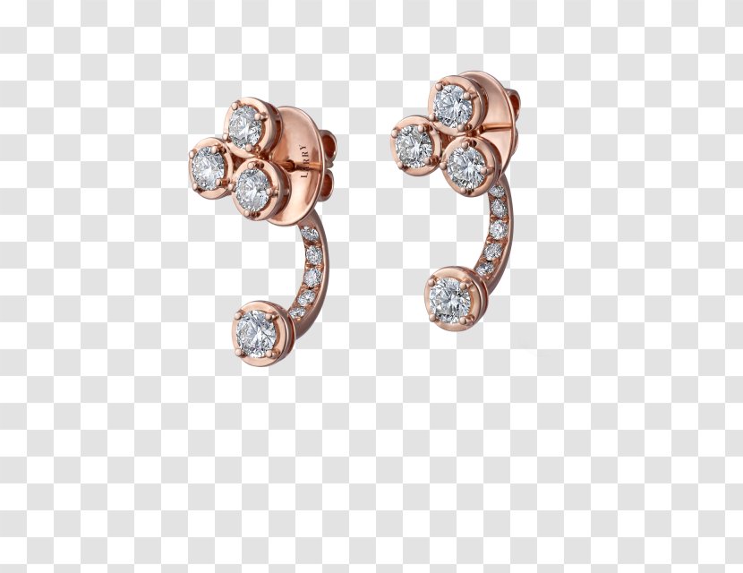 Earring Body Jewellery Silver - Ring - Diamond Stud Transparent PNG