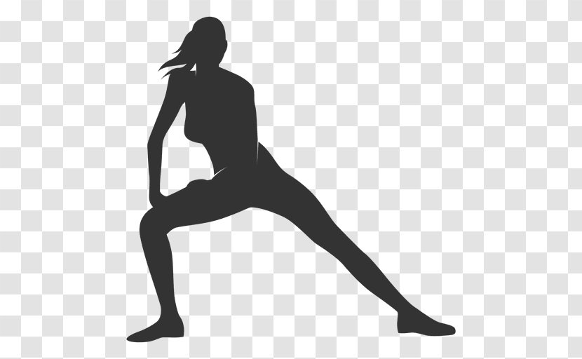 Silhouette Physical Fitness Stretching Centre - Frame Transparent PNG