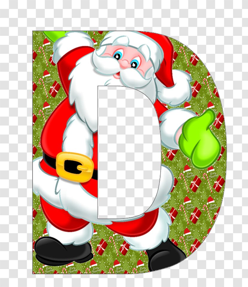 Christmas Crafts Letter Day Alphabet Clip Art - Santa Claus Transparent PNG