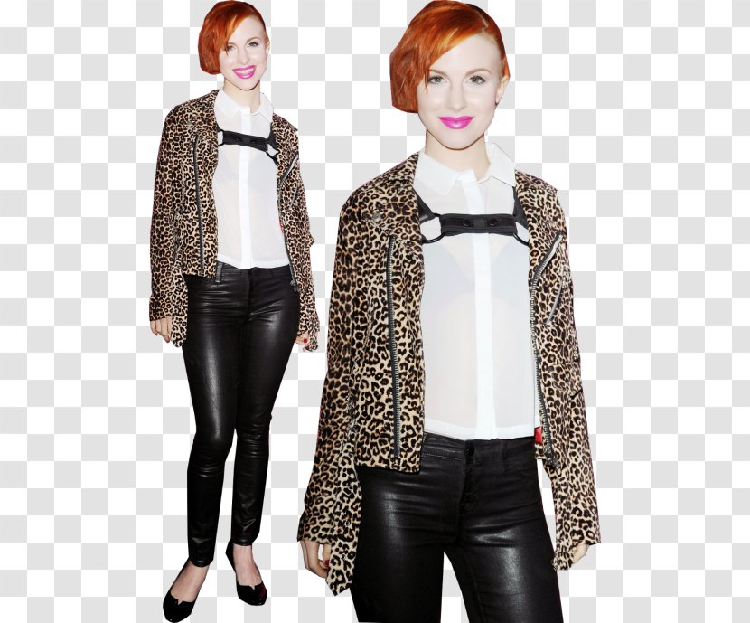 Fur Clothing Coat Jacket Outerwear - Watercolor - Hayley Williams Transparent PNG