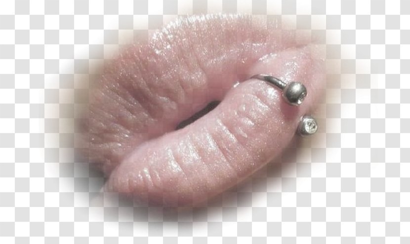 Lip Close-up Body Piercing - Mouth - Closeup Transparent PNG