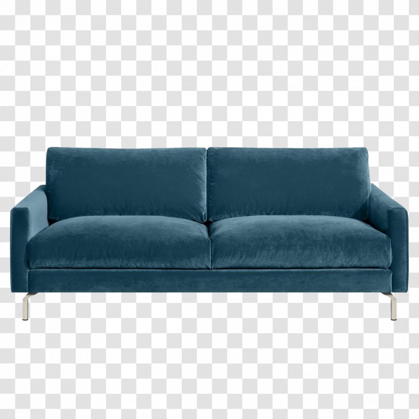 Sofa Bed Couch Canapé Fixe Aristote, Tissu Velours Velvet Furniture - Banquette Transparent PNG