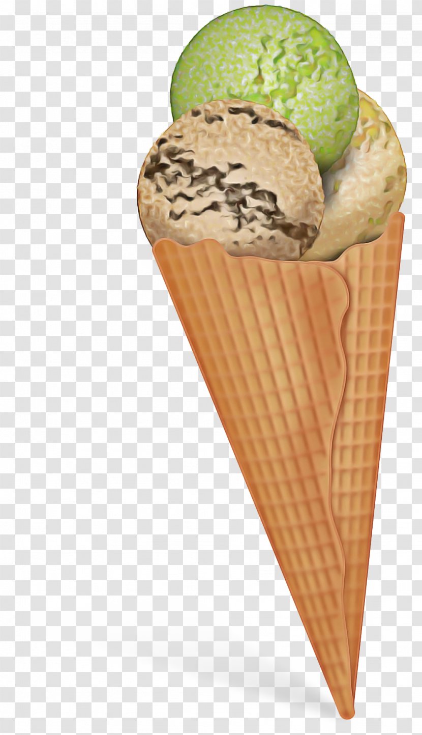 Ice Cream Cone Background - Dish Soft Serve Creams Transparent PNG
