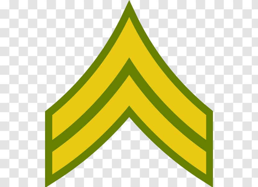 Staff Sergeant Corporal Military Rank United States Army Enlisted Insignia - Green Transparent PNG