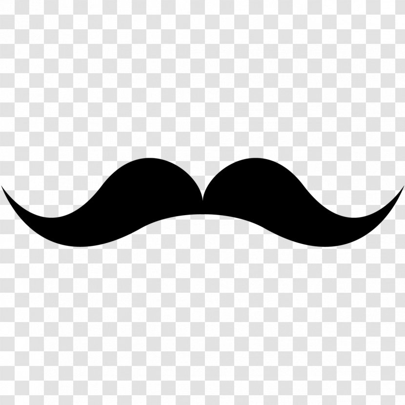 Pencil Moustache Clip Art - Black Transparent PNG