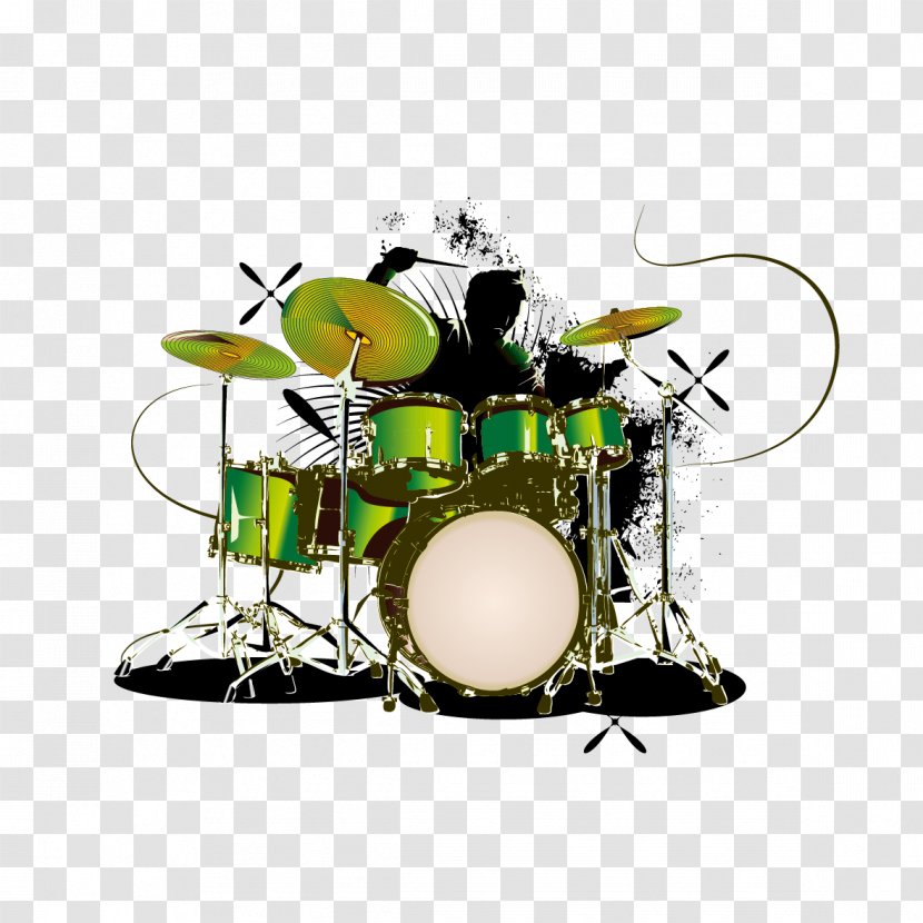 Drummer Drums - Heart - Ink Transparent PNG