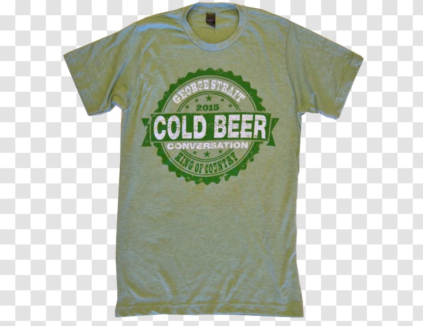 T-shirt Cold Beer Conversation Pure Country Crew Neck - Sleeve Transparent PNG