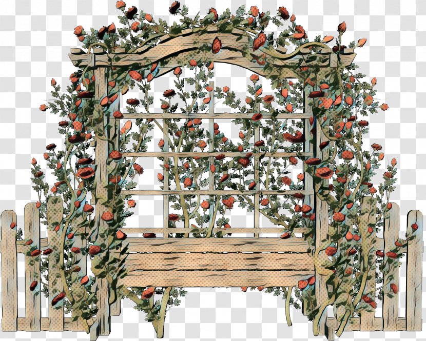 Christmas Tree Branch - Flower Furniture Transparent PNG