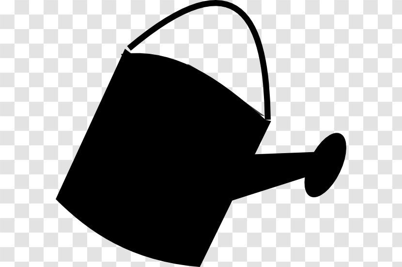 Product Design Clip Art Line - Blackandwhite - Watering Can Transparent PNG