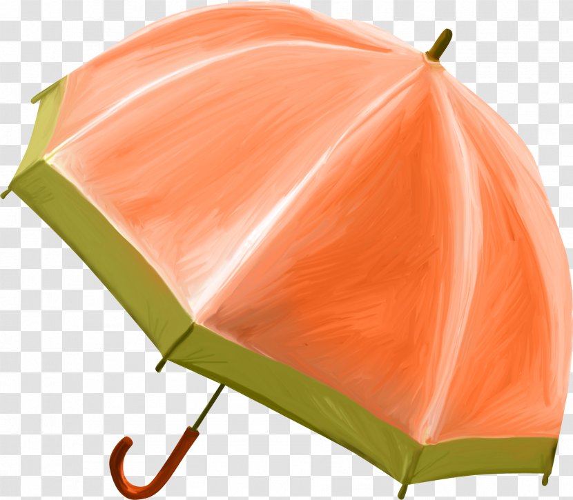 Bird Flight Umbrella Clip Art - Orange Transparent PNG