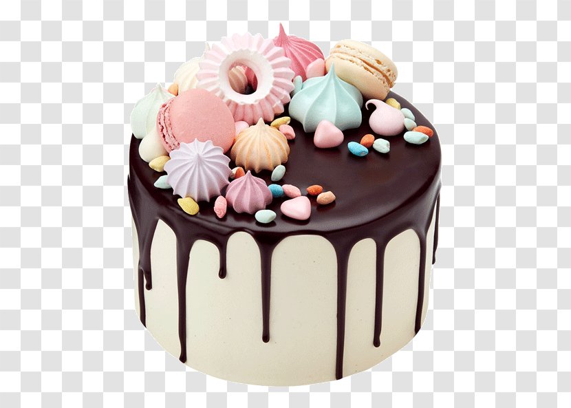 Chocolate Cake Ganache Dripping Torte Decorating - Flavor Transparent PNG