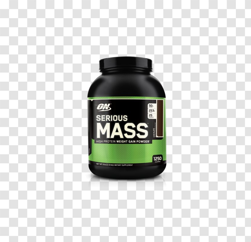 Dietary Supplement Bodybuilding Gainer Protein Optimum Nutrition Serious Mass - Brand Transparent PNG