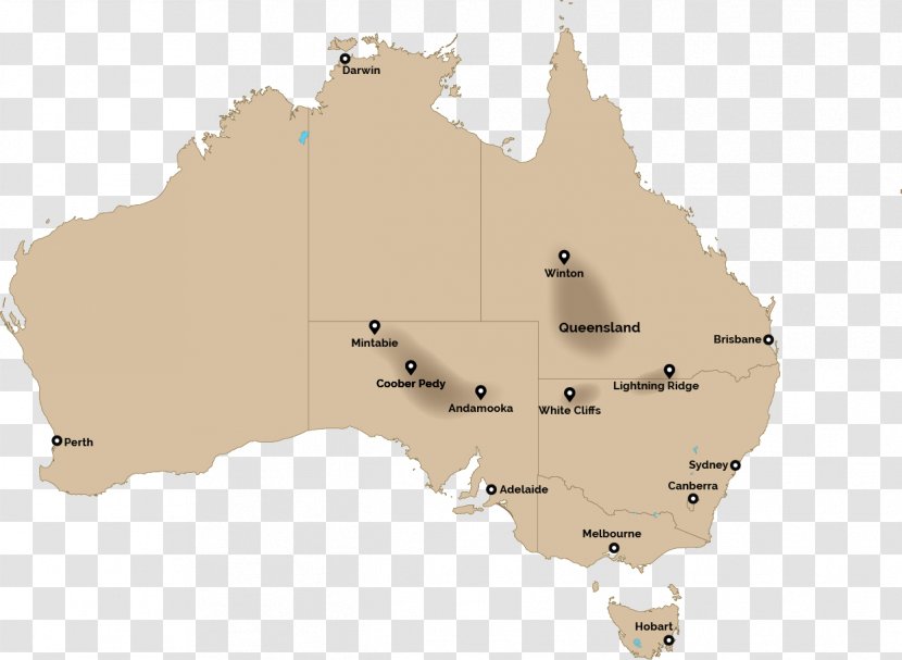 Indigenous Australians GetSwift - Ecoregion - Map Transparent PNG