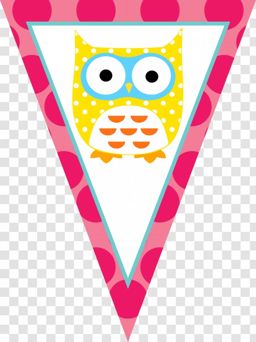 Barn Owl Beak Bird Clip Art - Triangular Flags Transparent PNG