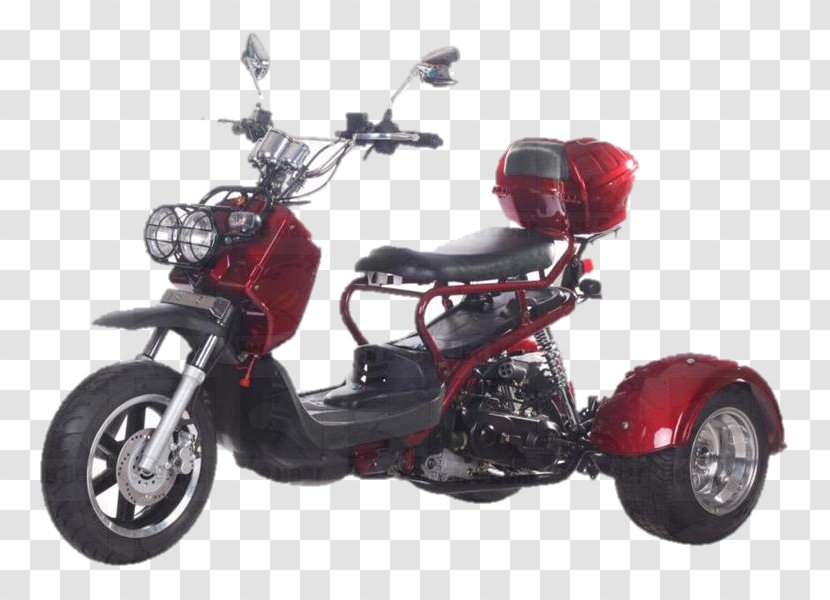 Car Motorcycle Moped Scooter Motorized Tricycle - Wheel - Gas Motor Scooters Transparent PNG