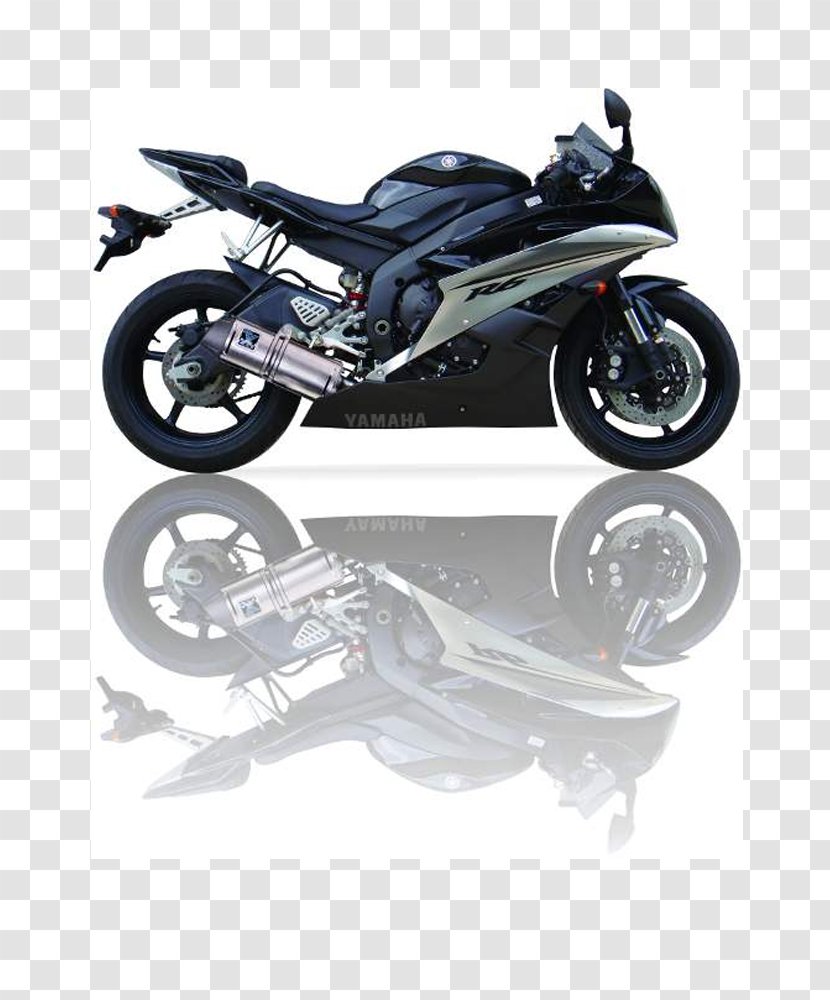 Yamaha YZF-R1 Motor Company Exhaust System YZF-R6 Motorcycle - Automotive Design Transparent PNG