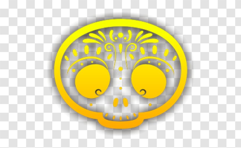 Day Of The Dead Emoticon - Yellow - Smiley Transparent PNG