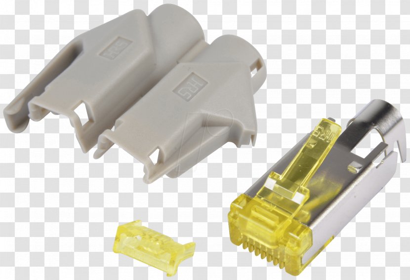 Electrical Connector Reichelt Electronics GmbH & Co. KG RJ-45 Câble Catégorie 6a Hirose Electric Group - Computer Network - Auto Part Transparent PNG