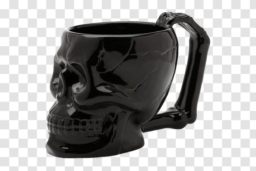 Mug Skull Coffee Cup Ceramic - Kitchen - Creative Christmas Forehead Protector Transparent PNG