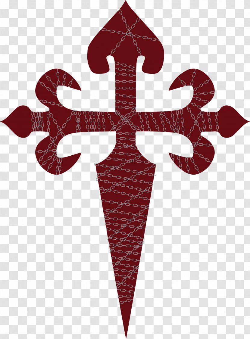 Cathedral Of Santiago De Compostela Camino Cross Saint James Order - Symbol Transparent PNG