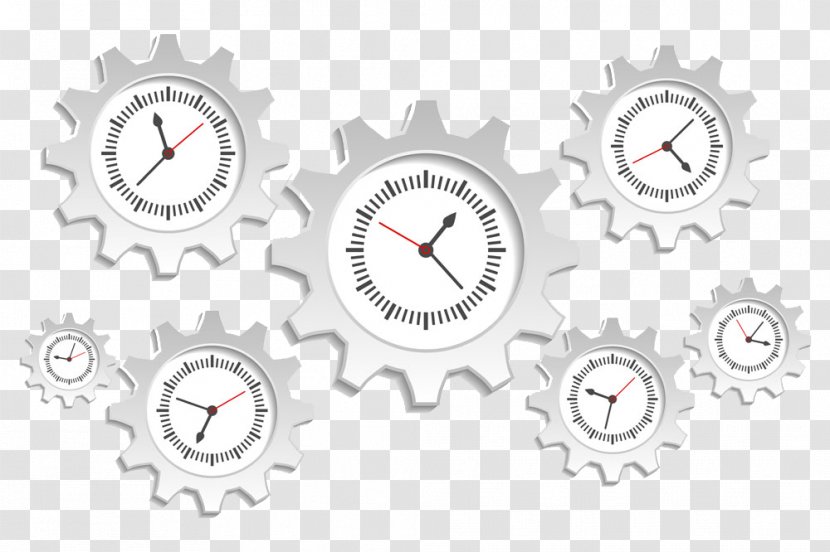 Time Clock Button - Home Accessories - Gear Transparent PNG
